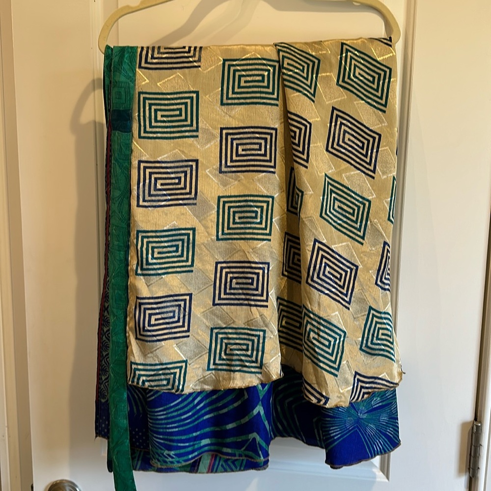 Darn good yarn wrap skirt